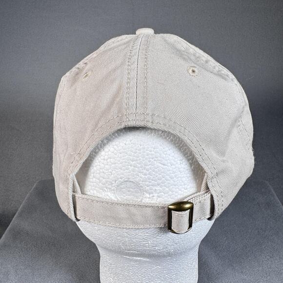 Harvard Crimson Hat Cap Strap Back Mens Khaki Cream NCAA College University 1636 - Picture 5 of 8